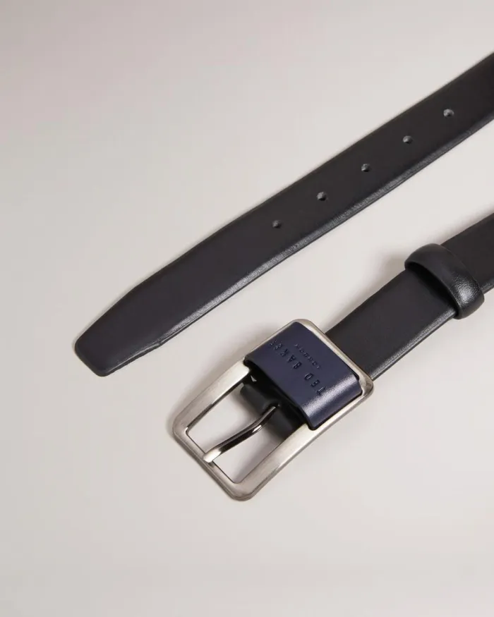 Centre Bar Buckle Belt Black Men Ted Baker Belts
