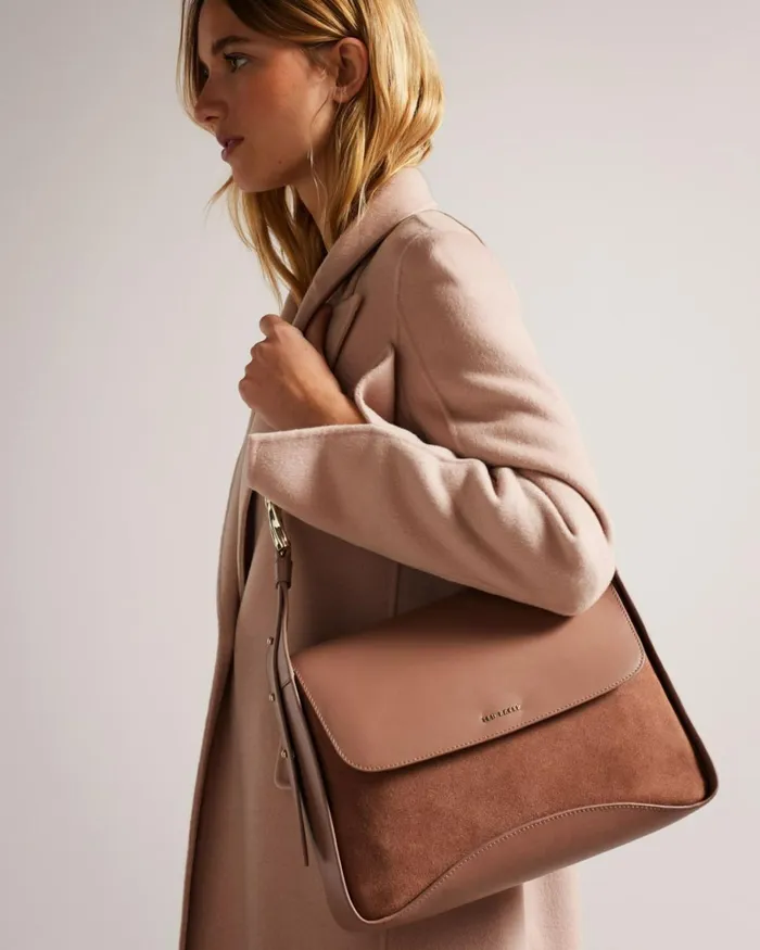 Chain Detail Shoulder Bag Natural Women Ted Baker Bags