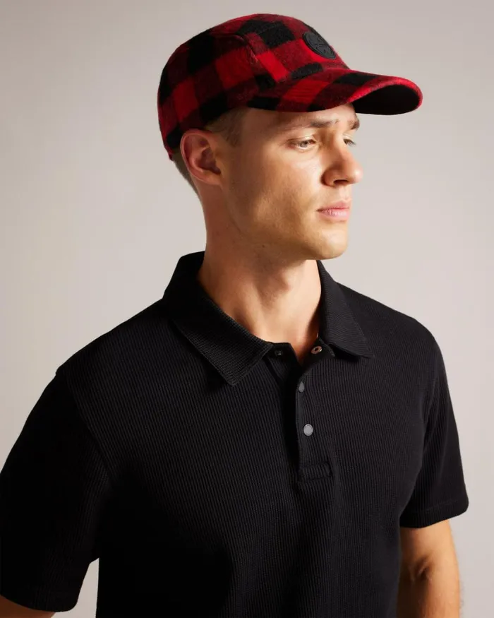 Check Cap Red Men Ted Baker Hats and Caps Check Cap Red Men Ted Baker Hats and Caps