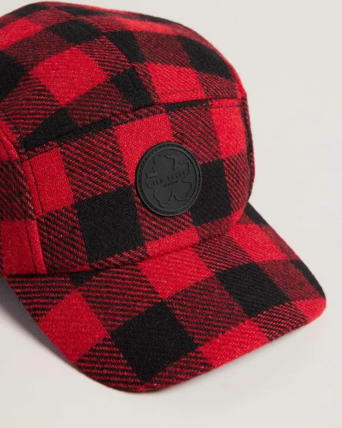 Check Cap Red Men Ted Baker Hats and Caps Check Cap Red Men Ted Baker Hats and Caps