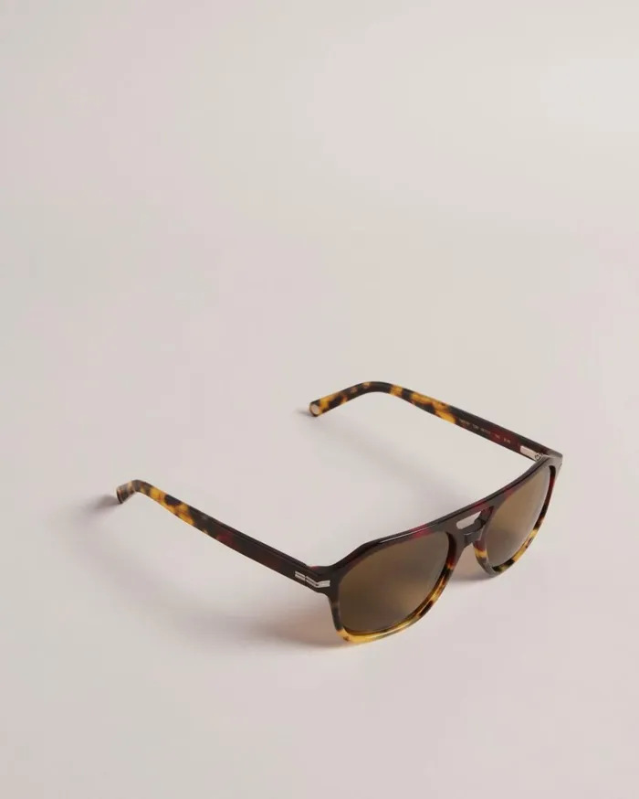 Chunky Aviator Sunglasses Tortoiseshell Men Ted Baker Sunglasses Chunky Aviator Sunglasses Tortoiseshell Men Ted Baker Sunglasses