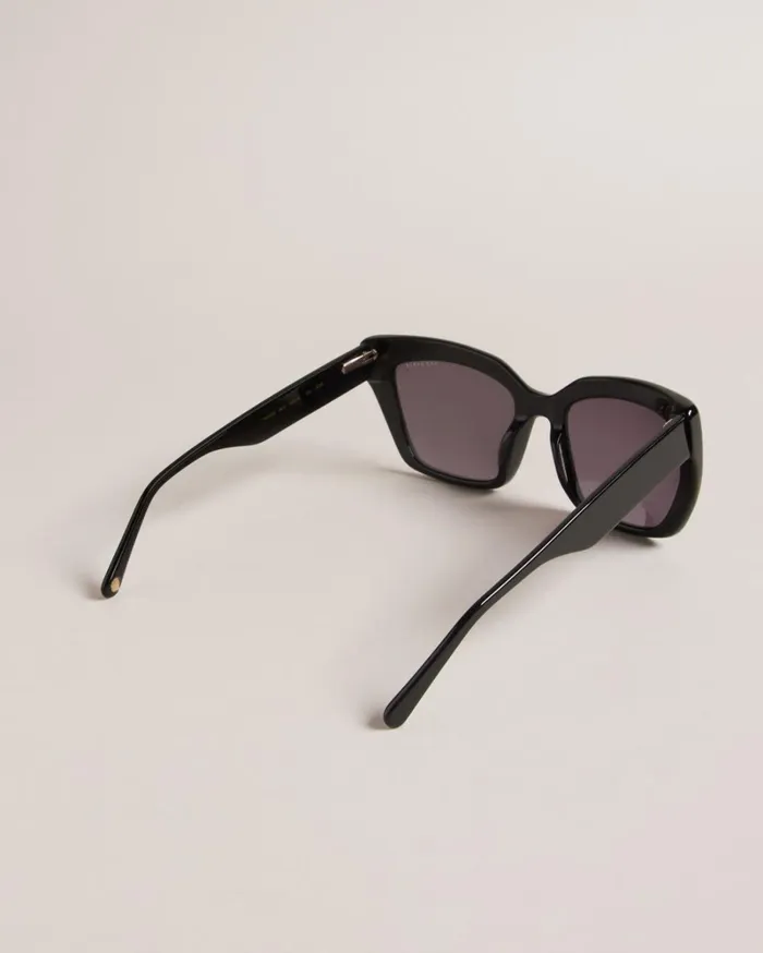 Chunky Cat Eye Frame Sunglasses Black Women Ted Baker Sunglasses
