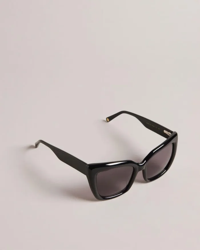 Chunky Cat Eye Frame Sunglasses Black Women Ted Baker Sunglasses Chunky Cat Eye Frame Sunglasses Black Women Ted Baker Sunglasses