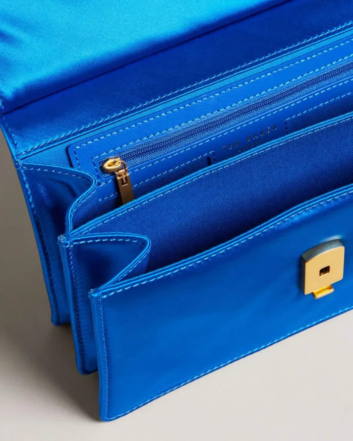 Chunky Chain Mini Shoulder Bag Blue Women Ted Baker Bags Chunky Chain Mini Shoulder Bag Blue Women Ted Baker Bags