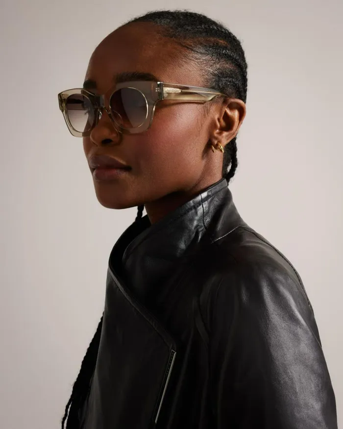 Chunky Frame Sunglasses Ivory Women Ted Baker Sunglasses Chunky Frame Sunglasses Ivory Women Ted Baker Sunglasses