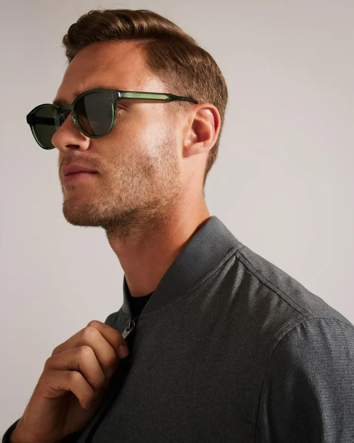 Classic Monochrome Sunglasses Green Men Ted Baker Sunglasses Classic Monochrome Sunglasses Green Men Ted Baker Sunglasses