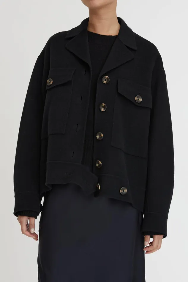 Coats And Jackets Women Lee Mathews Florentine Worker Jacket Coats And Jackets Women Lee Mathews Florentine Worker Jacket