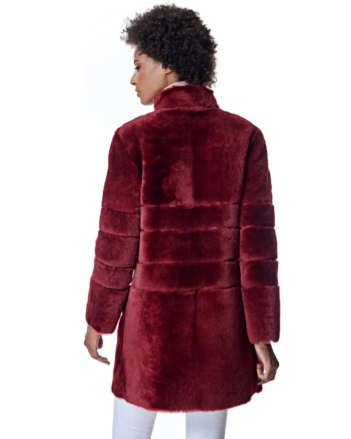 Coats Women039s Maximilian Horizontal Shearling Jacket