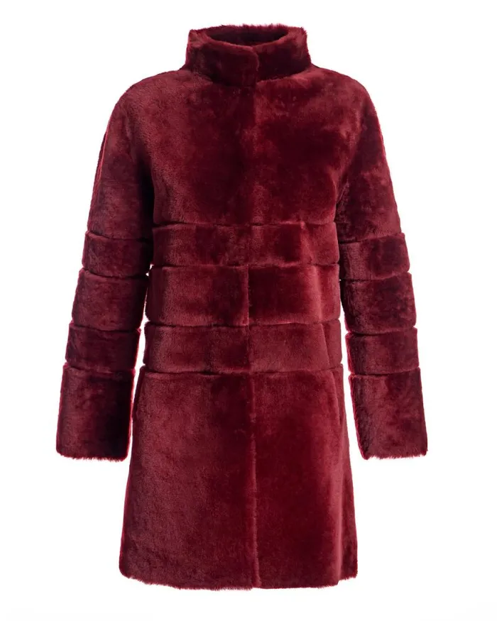 Coats Women039s Maximilian Horizontal Shearling Jacket