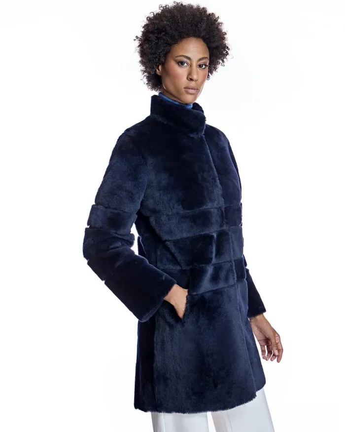 Coats Women039s Maximilian Horizontal Shearling Jacket