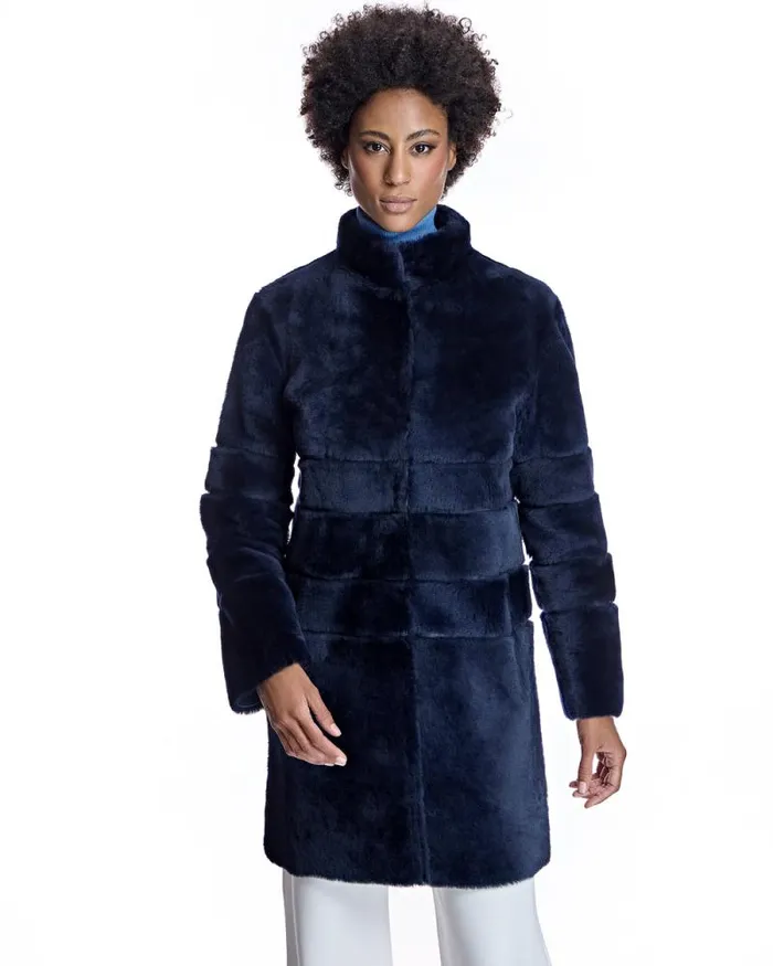 Coats Women039s Maximilian Horizontal Shearling Jacket