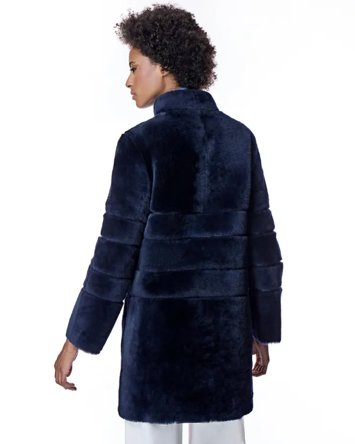 Coats Women039s Maximilian Horizontal Shearling Jacket