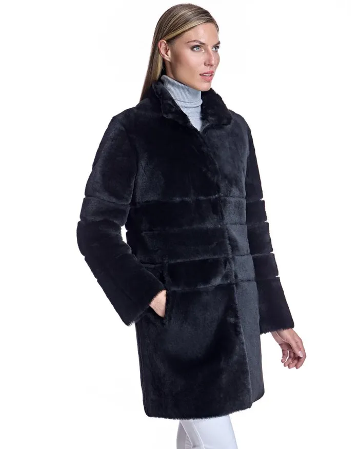 Coats Women039s Maximilian Horizontal Shearling Jacket