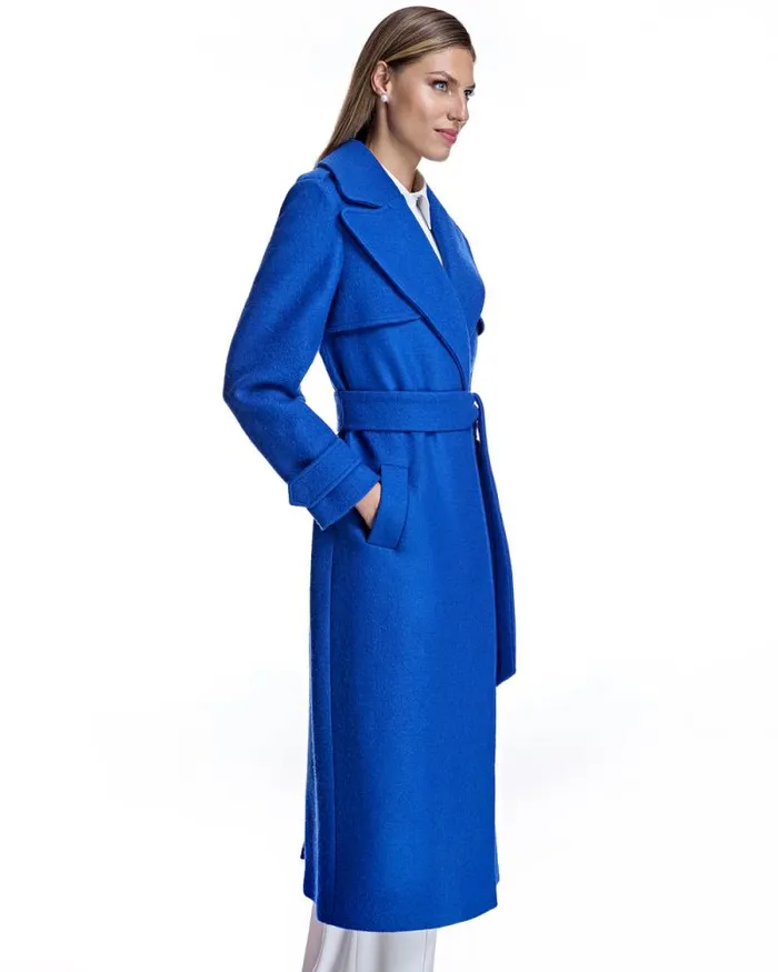 Coats Women039s Maximilian Merino Wool Belted Trench Coat
