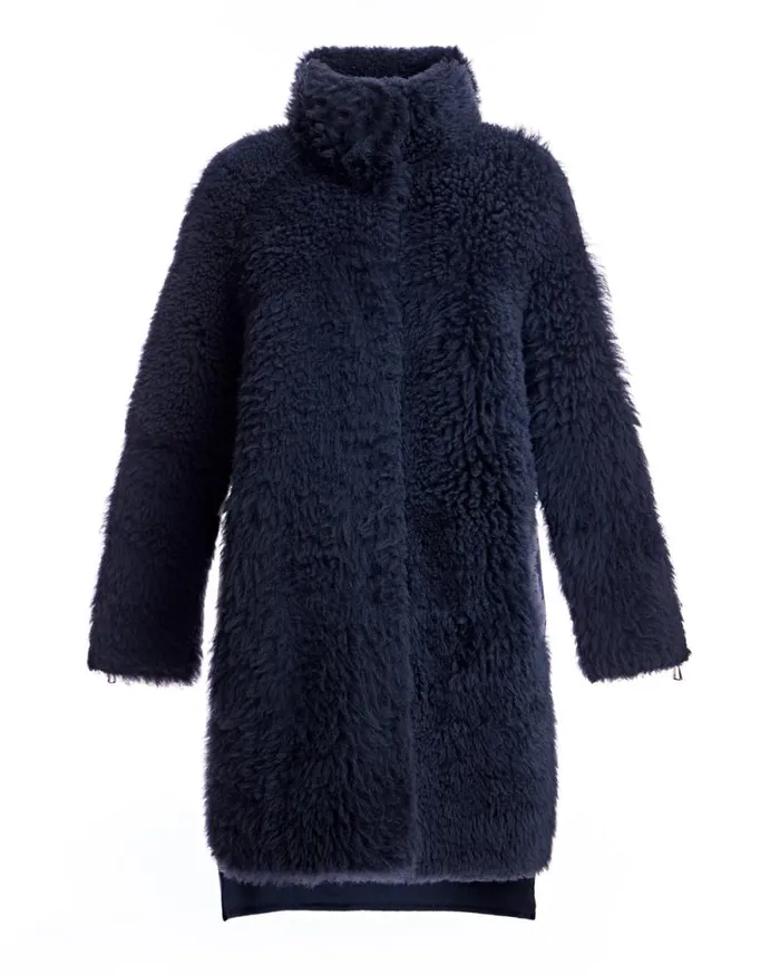 Coats Women039s Maximilian Mixed Media Shearling Coat