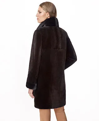 Coats Women039s Maximilian Sheared Mink Reversible Coat