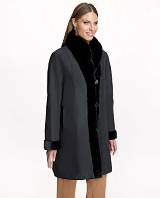 Coats Women039s Maximilian Sheared Mink Reversible Coat