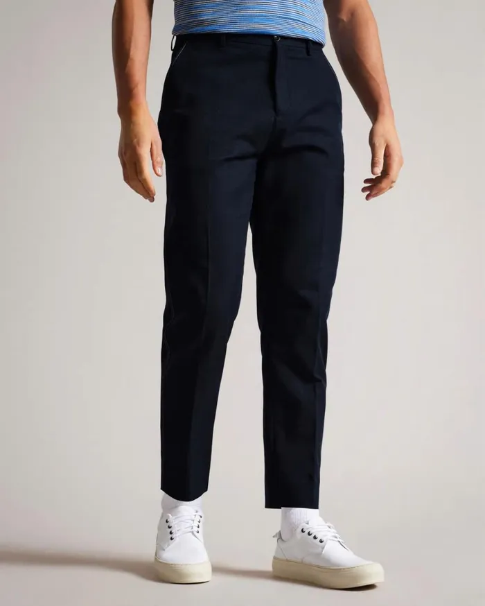 Contrast Stitch Trousers Navy Men Ted Baker Suits Contrast Stitch Trousers Navy Men Ted Baker Suits