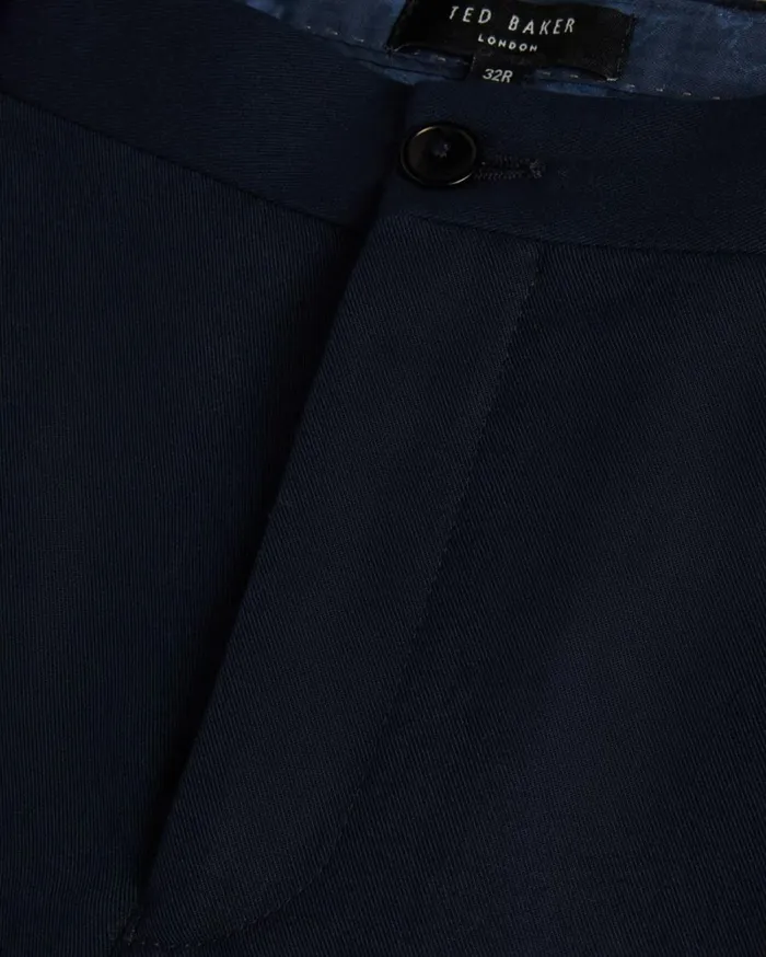Contrast Stitch Trousers Navy Men Ted Baker Suits Contrast Stitch Trousers Navy Men Ted Baker Suits