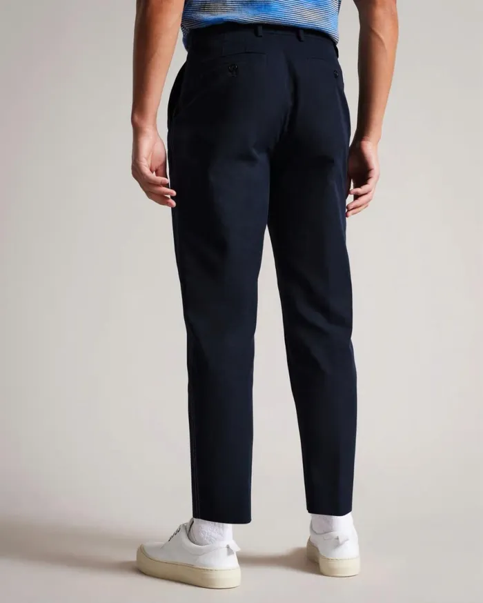 Contrast Stitch Trousers Navy Men Ted Baker Suits Contrast Stitch Trousers Navy Men Ted Baker Suits