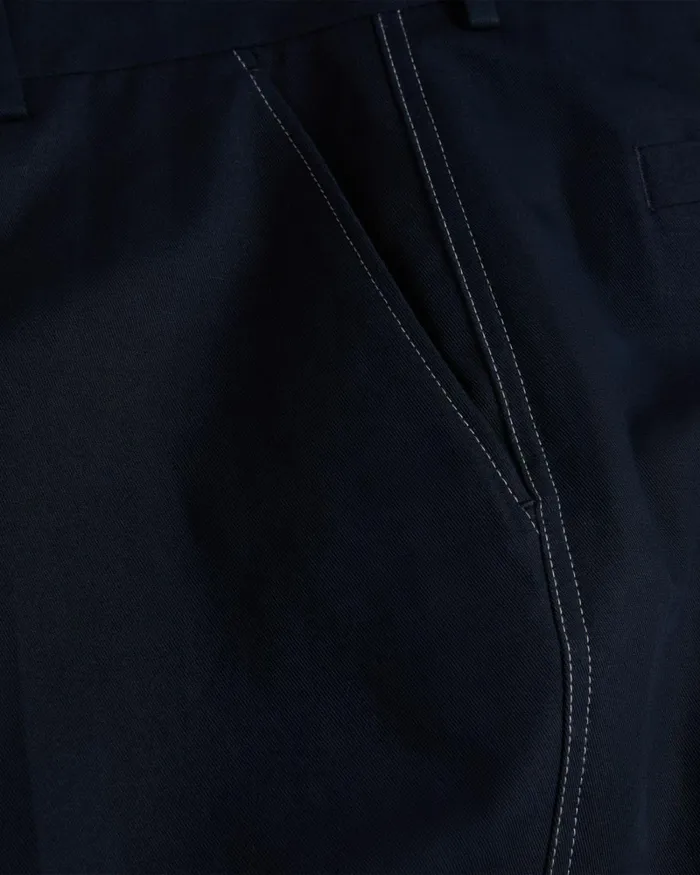 Contrast Stitch Trousers Navy Men Ted Baker Suits Contrast Stitch Trousers Navy Men Ted Baker Suits