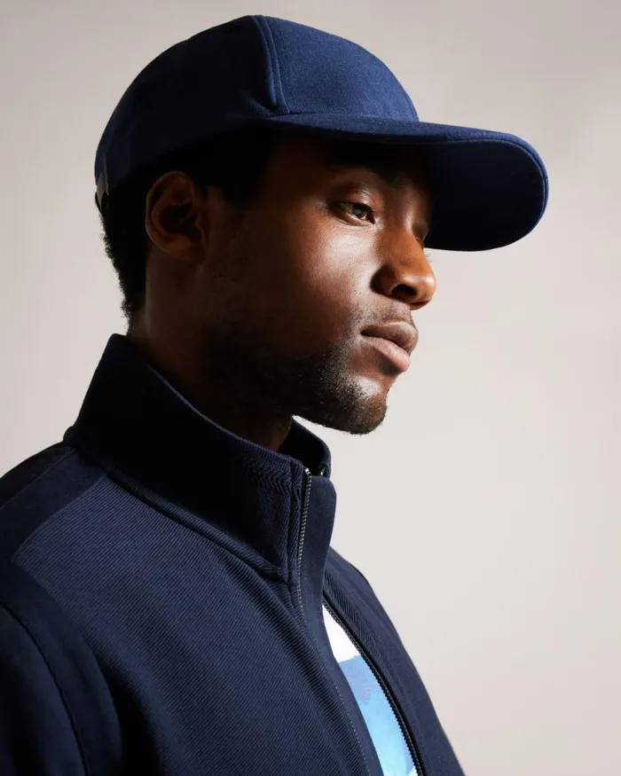 Cotton And Linen Baseball Cap Navy Men Ted Baker Hats and Caps Cotton And Linen Baseball Cap Navy Men Ted Baker Hats and Caps