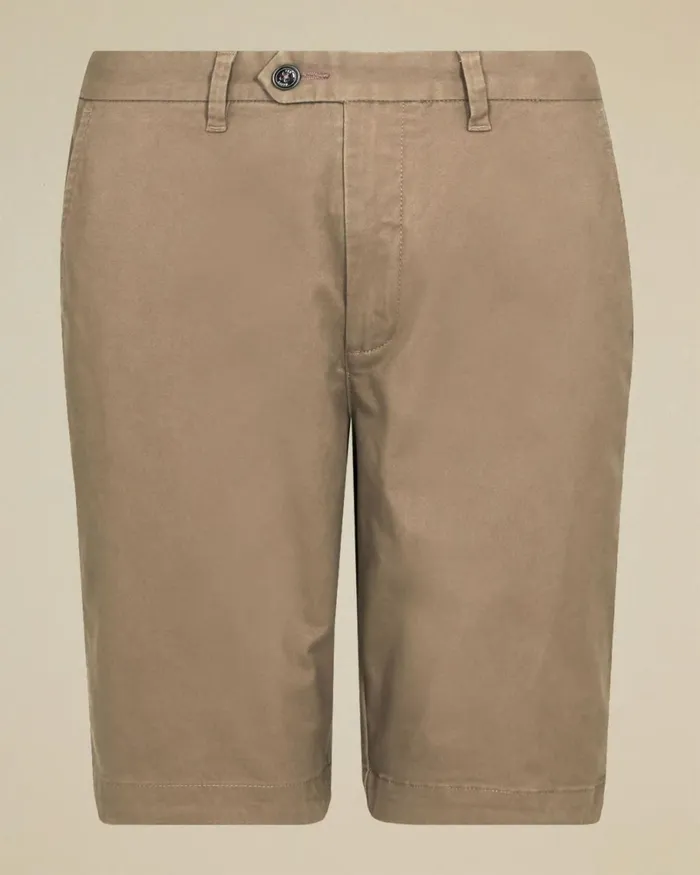 Cotton Chino Shorts Natural Men Ted Baker Clothing