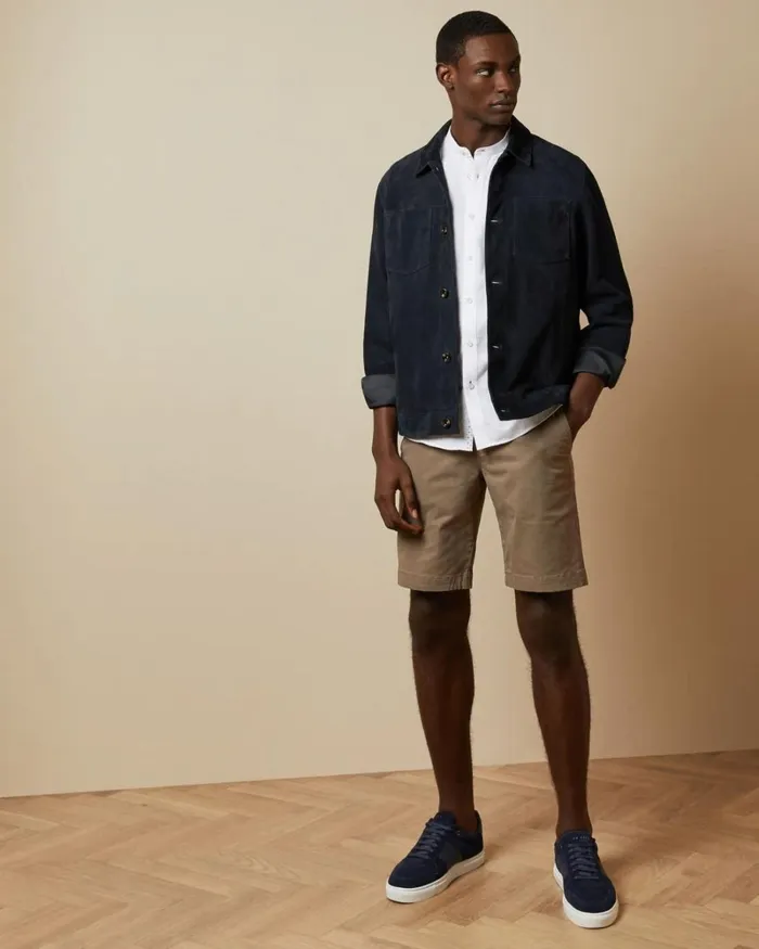 Cotton Chino Shorts Natural Men Ted Baker Clothing Cotton Chino Shorts Natural Men Ted Baker Clothing