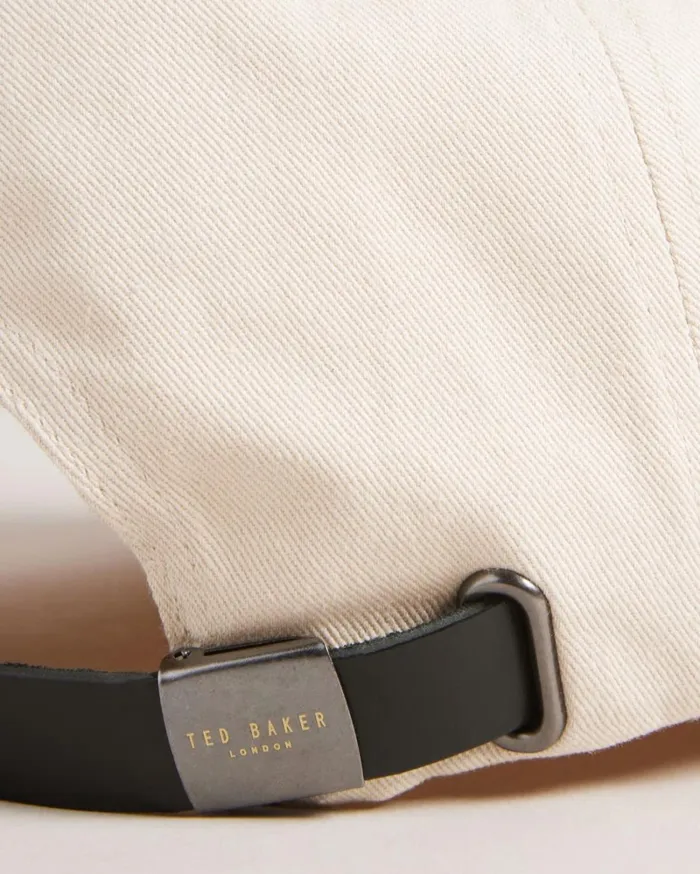 Cotton Twill Cap Light Brown Men Ted Baker Hats and Caps