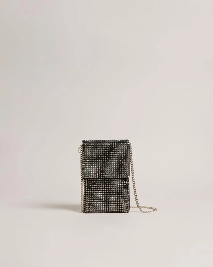Crystal Cross Body Pouch Black Women Ted Baker Bags Crystal Cross Body Pouch Black Women Ted Baker Bags