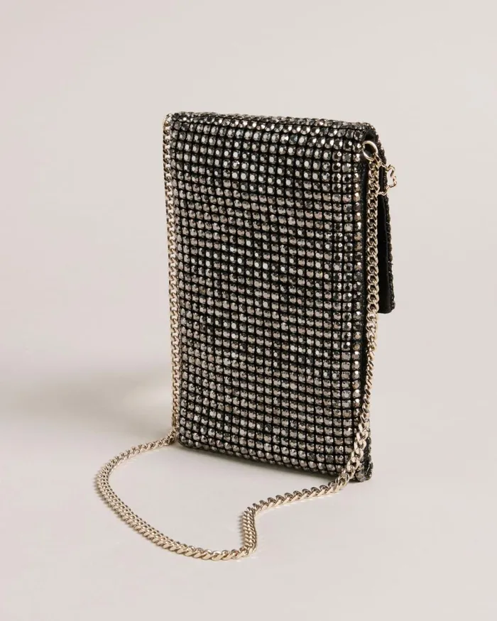 Crystal Cross Body Pouch Black Women Ted Baker Bags Crystal Cross Body Pouch Black Women Ted Baker Bags
