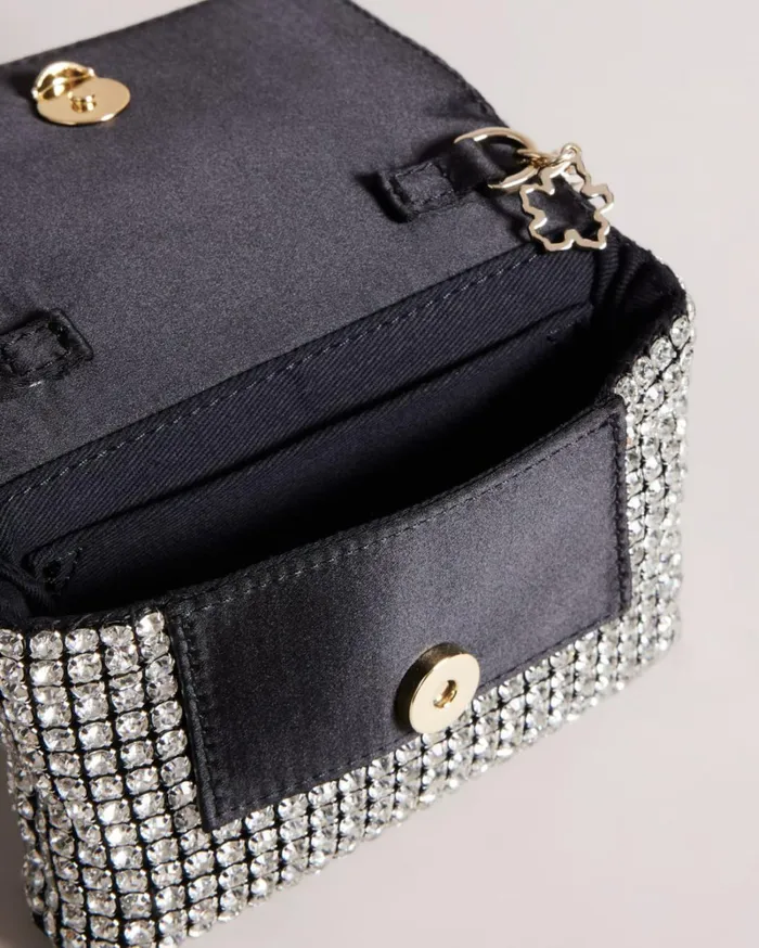 Crystal Crossbody Bag Silver Women Ted Baker Bags