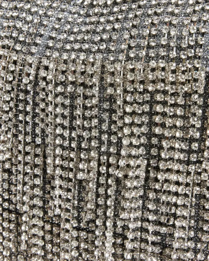 Crystal Fringe Shoulder Bag Silver Women Ted Baker Bags Crystal Fringe Shoulder Bag Silver Women Ted Baker Bags