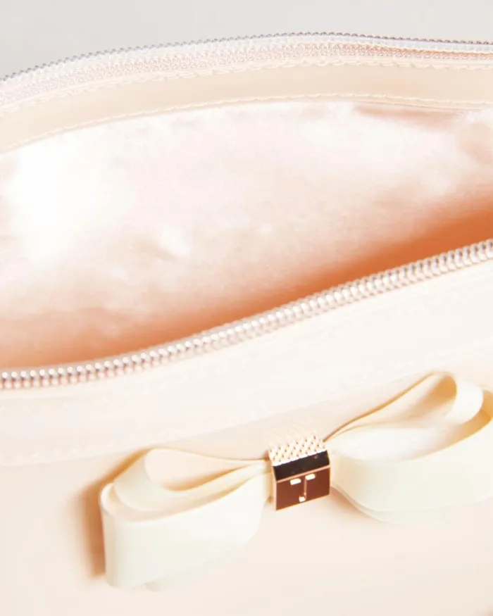 Curved Bow Wash Bag LtPink Women Ted Baker Wash and Makeup Bags