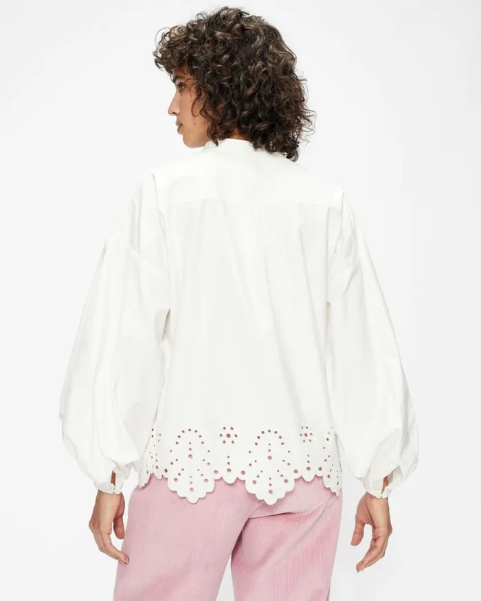 Cutout Detail Blouse White Women Ted Baker Tops and TShirts Cutout Detail Blouse White Women Ted Baker Tops and TShirts