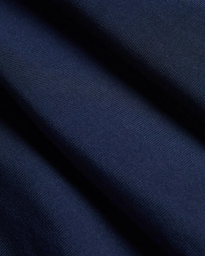 Delicate Pointelle Knit Dress Dark Blue Women Ted Baker Clothing