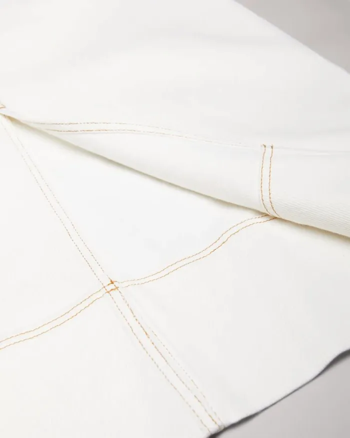 Denim Midi Pencil Skirt Ivory Women Ted Baker Clothing Denim Midi Pencil Skirt Ivory Women Ted Baker Clothing