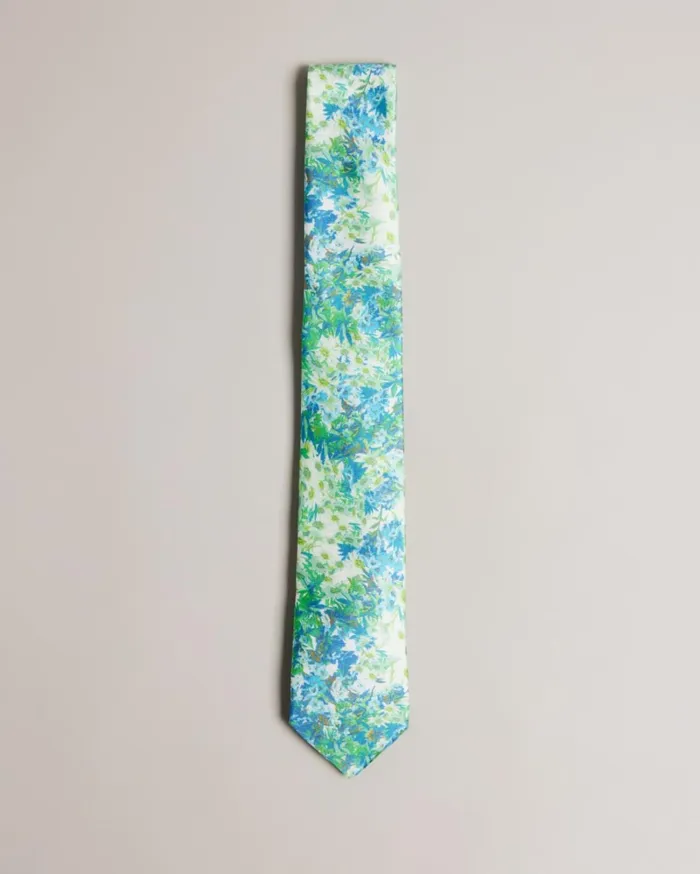 Dense Floral Printed Tie Multicolor Men Ted Baker Ties and Bow Ties Dense Floral Printed Tie Multicolor Men Ted Baker Ties and Bow Ties