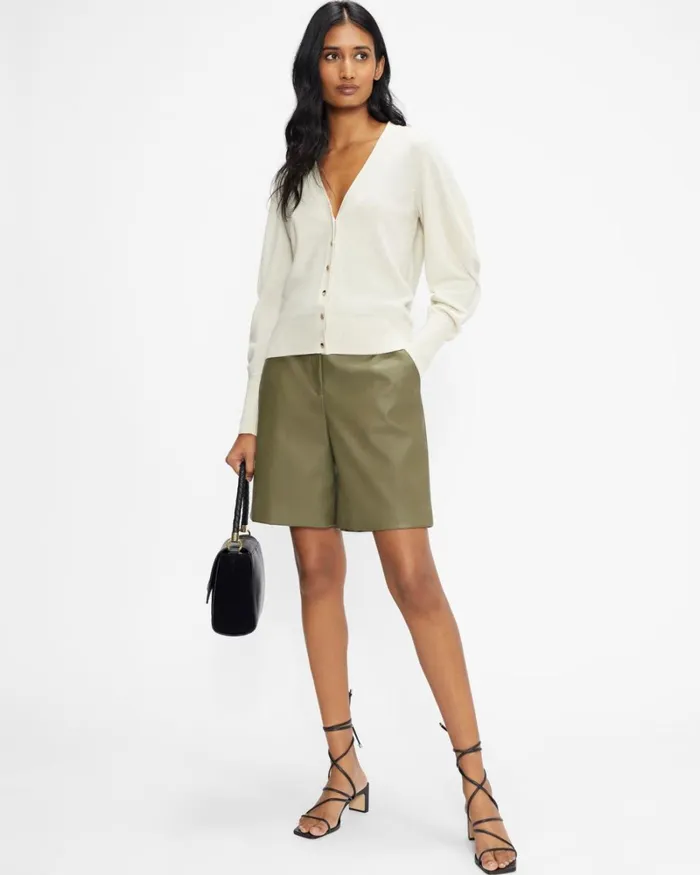 Drape Sleeved Cardigan Natural Women Ted Baker Sweaters Drape Sleeved Cardigan Natural Women Ted Baker Sweaters