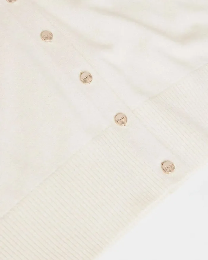 Drape Sleeved Cardigan Natural Women Ted Baker Sweaters Drape Sleeved Cardigan Natural Women Ted Baker Sweaters