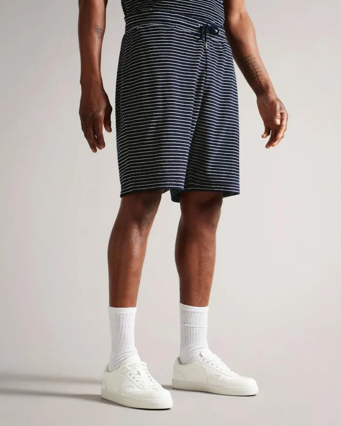 Drawstring Toweling Shorts Navy Men Ted Baker Shorts Drawstring Toweling Shorts Navy Men Ted Baker Shorts