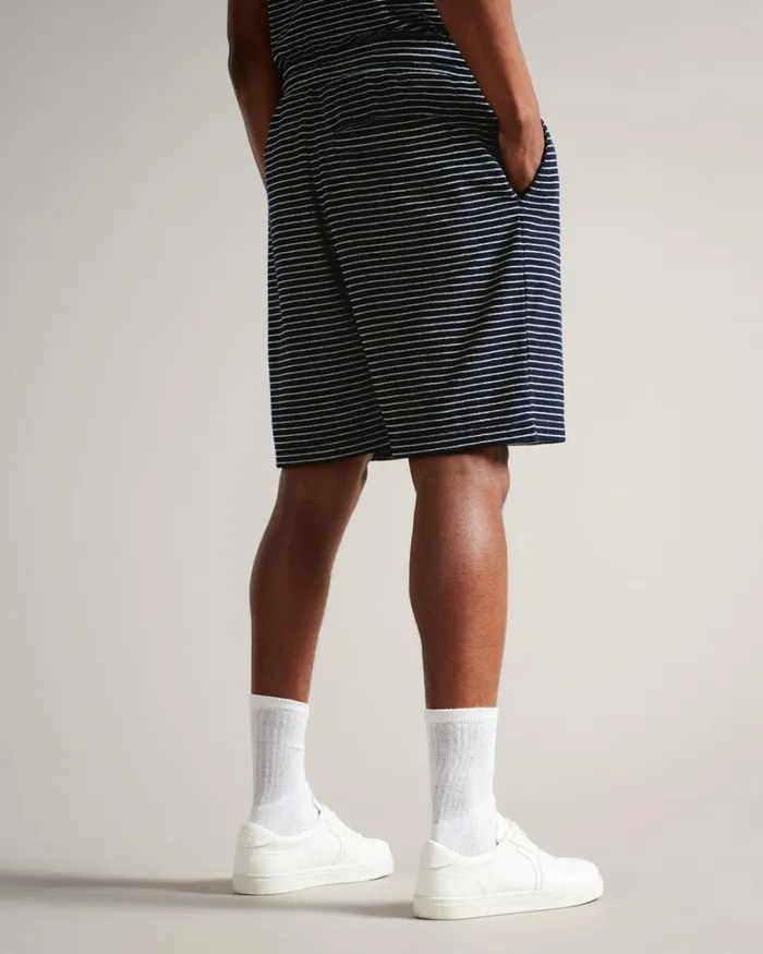 Drawstring Toweling Shorts Navy Men Ted Baker Shorts Drawstring Toweling Shorts Navy Men Ted Baker Shorts