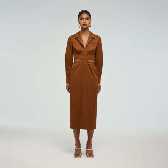 Dresses Woman SelfPortrait Black Cut Out Midi Dress Dresses Woman SelfPortrait Black Cut Out Midi Dress