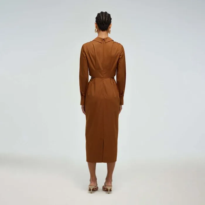 Dresses Woman SelfPortrait Black Cut Out Midi Dress Dresses Woman SelfPortrait Black Cut Out Midi Dress