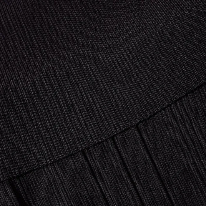 Dresses Woman SelfPortrait Black Ribbed Knit Maxi Dress Dresses Woman SelfPortrait Black Ribbed Knit Maxi Dress