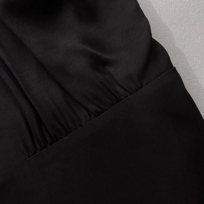 Dresses Woman SelfPortrait Black Stretch Crepe Maxi Dress Dresses Woman SelfPortrait Black Stretch Crepe Maxi Dress