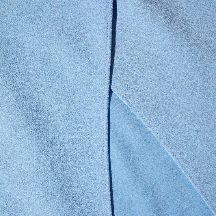 Dresses Woman SelfPortrait Blue Crepe Midi Dress Dresses Woman SelfPortrait Blue Crepe Midi Dress
