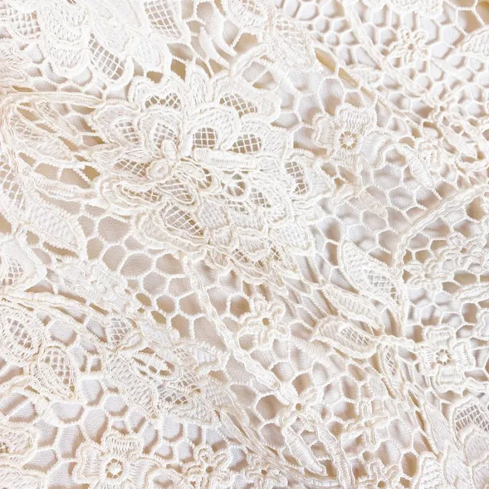 Dresses Woman SelfPortrait Cream Cord Lace Bow Mini Dress Dresses Woman SelfPortrait Cream Cord Lace Bow Mini Dress