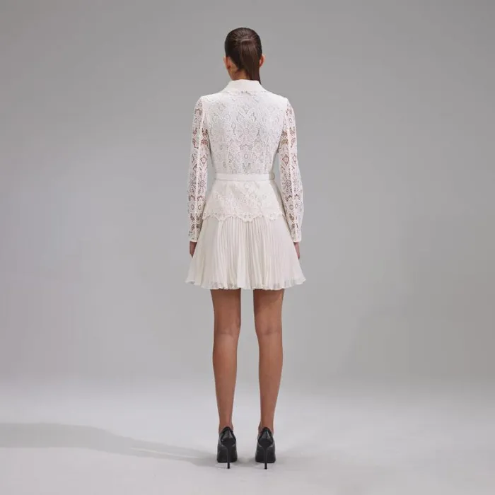 Dresses Woman SelfPortrait Cream Metallic Boucle Mini Dress Dresses Woman SelfPortrait Cream Metallic Boucle Mini Dress