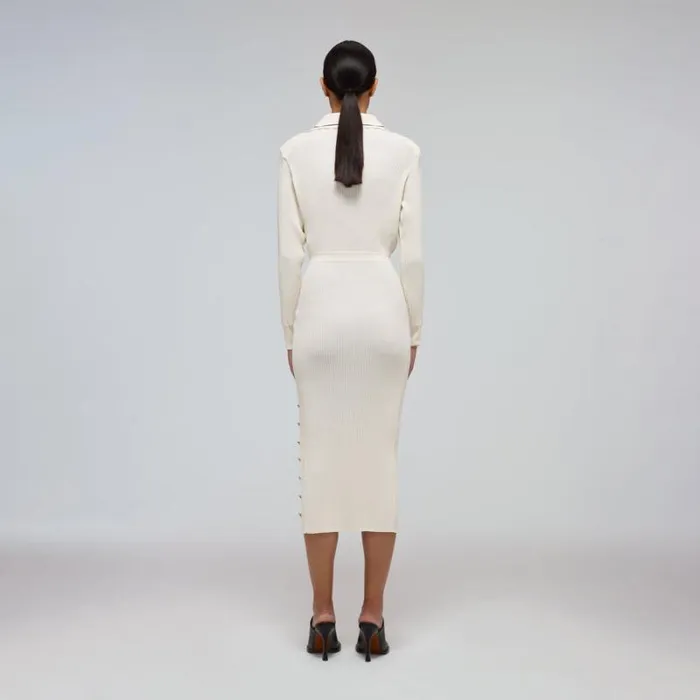 Dresses Woman SelfPortrait Cream Sequin Knitted U Neck Mini Dress Dresses Woman SelfPortrait Cream Sequin Knitted U Neck Mini Dress